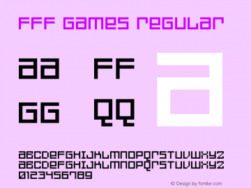 fff games version 1.000 2003图片样张