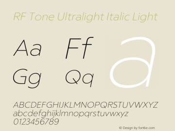 rf tone ultralight italic字体,rftone-ultralight-italic字体|rf