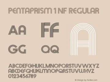 pentaprism 1 nf字体,pentaprism1nf字体|pentaprism1nf version 1.