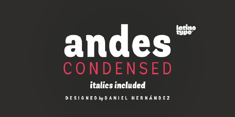 Andes Condensed精美样张