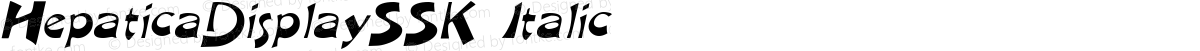 HepaticaDisplaySSK Italic