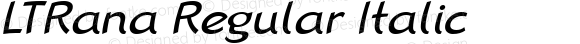 LinotypeRana Italic