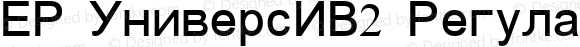ER UniversIV2 Regular Macromedia Fontographer 4.1.5 1/13/00