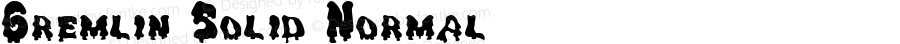 Gremlin Solid Normal Altsys Fontographer 4.1 1/12/95