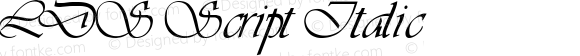 LDS Script Italic