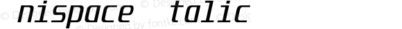 Unispace Italic