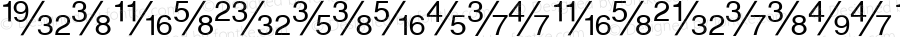 SansFractionsDiagonal Plain