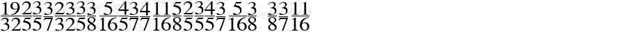 SeriFractionsVertical Plain