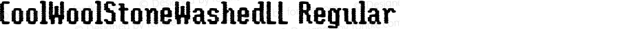 CoolWoolStoneWashedLL Regular Altsys Fontographer 4.1 06.02.1996