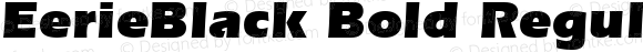 EerieBlack Bold Regular