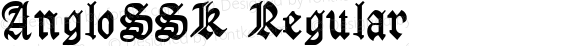 AngloSSK Regular Macromedia Fontographer 4.1 7/25/95