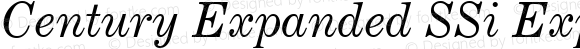 Century Expanded SSi Expanded Italic