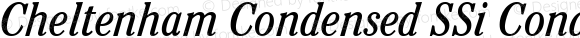 Cheltenham Condensed SSi Condensed Italic