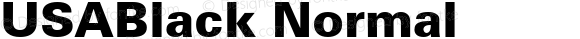 USABlack Normal 1.0 Wed Nov 18 14:08:18 1992