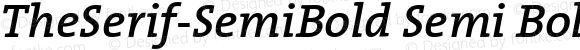 TheSerif-SemiBold Italic