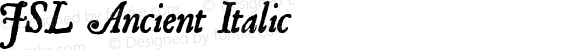 JSL Ancient Italic 2.0 Wed Jan 05 11:19:35 2000