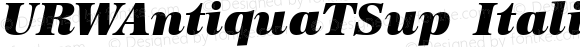 URWAntiquaTSup Italic