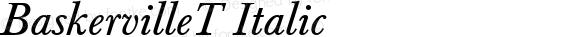 BaskervilleT Italic
