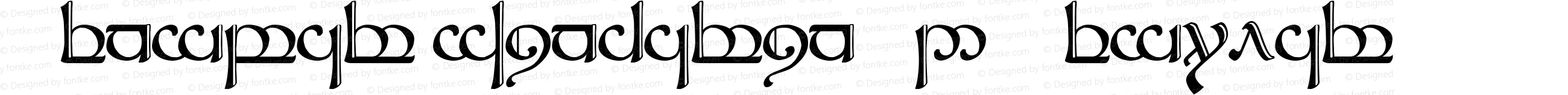 Tengwar Sindarin-2 Regular