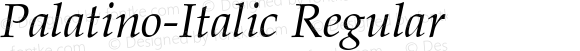 Palatino-Italic Regular