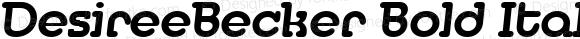 DesireeBecker Bold Italic
