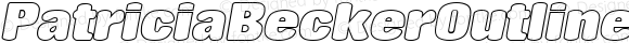 PatriciaBeckerOutline Italic