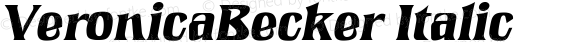 VeronicaBecker Italic