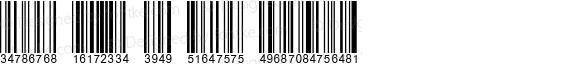 Code 128C HR Tall