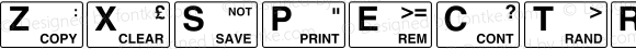 ZXSpectrum Regular Macromedia Fontographer 4.1.2 16/4/98