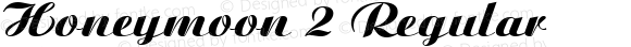 Honeymoon 2 Regular QualiType TrueType font  10/4/92