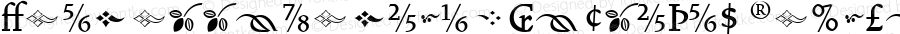 VendettaMediumFractions Regular