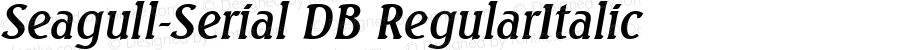 Seagull-Serial-RegularItalic DB