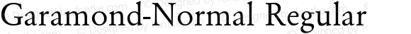 Garamond-Normal Regular