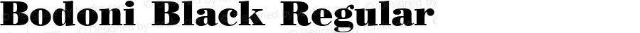 Bodoni Black Regular