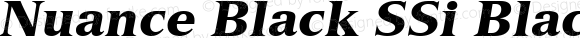 Nuance Black SSi Black Italic