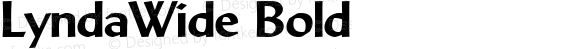 LyndaWide Bold Altsys Fontographer 4.1 5/10/96