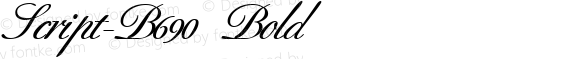 Script-B690 Bold