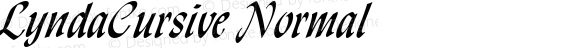 LyndaCursive Normal Altsys Fontographer 4.1 5/10/96