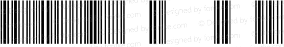 Barcode 3 of 9 Bold Italic