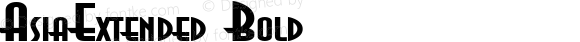 AsiaExtended Bold Altsys Fontographer 4.1 5/28/96