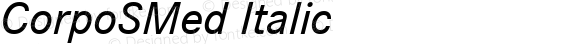 CorpoSMed Italic