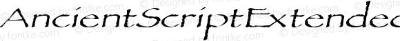 AncientScriptExtended Italic