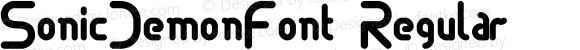 SonicDemonFont Regular