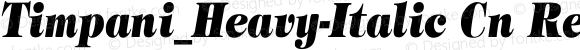 Timpani_Heavy-Italic Cn Regular