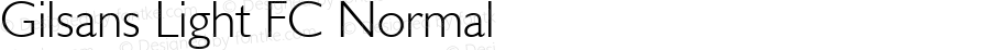 Gilsans Light FC Normal 1.0 Mon Nov 15 09:40:58 1993