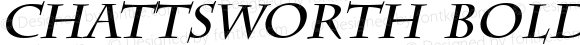 Chattsworth Bold Italic