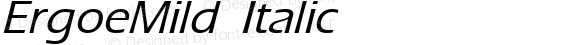 ErgoeMild Italic