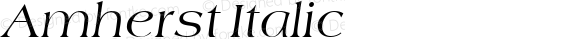 Amherst Italic