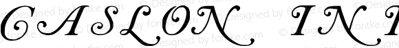 Caslon Initials