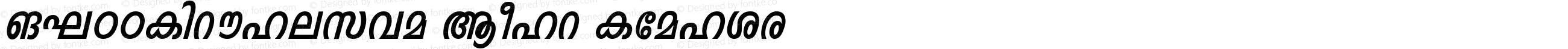 ML-TTIndulekha Bold Italic